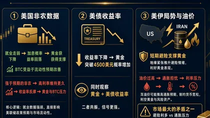 黄金、BTC同步反弹:美联储转向与收益率回落正在重塑市场定价