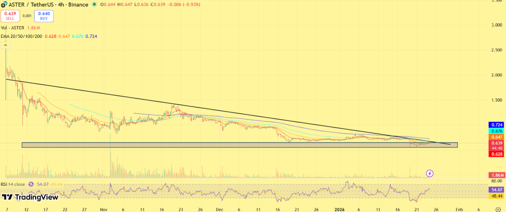 Aster（ASTER）価格予測 2026年、2027年～2030年：今後数年間でASTER価格は新高値に到達するか？ image 1