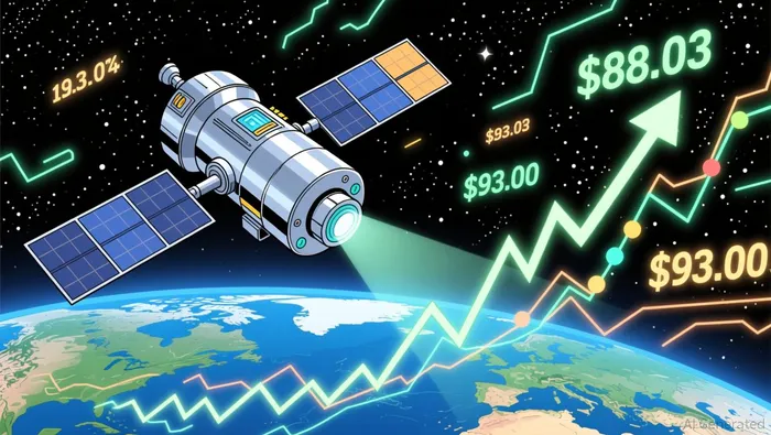 ASTS Surges on Thin Volume, Testing 93.00 Without Clear Catalyst