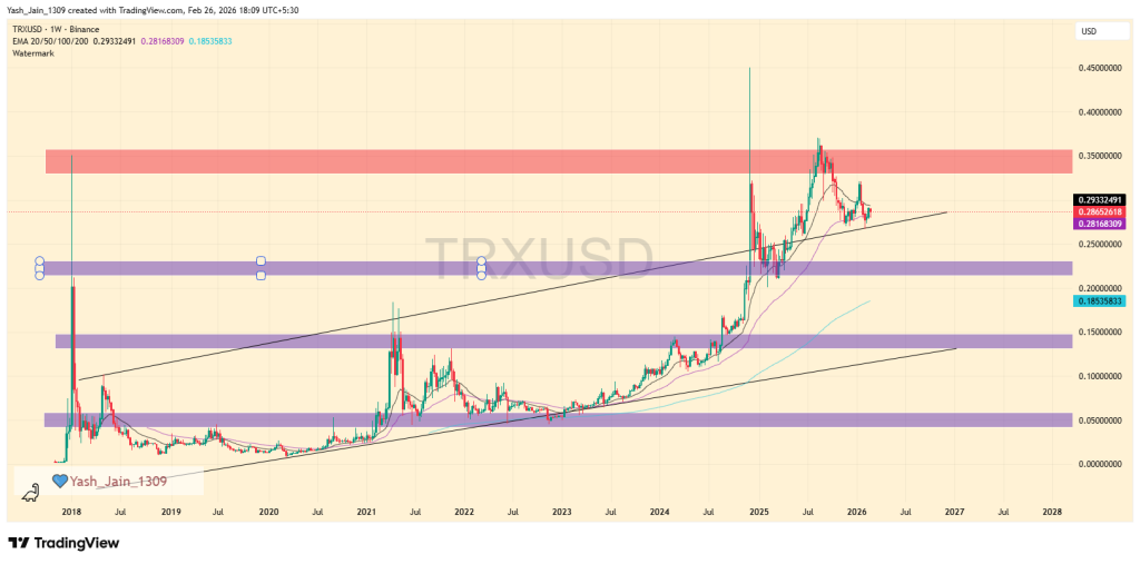 Are Active Addresses Raising Concerns for TRX? Could TRX Price Drop by 50%? image 0
