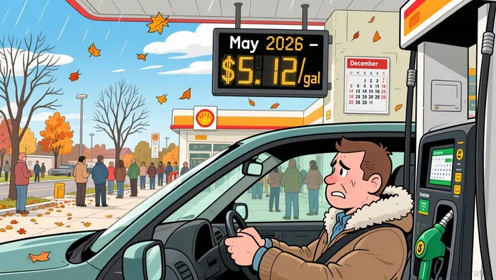 GasBuddy’s projection of $2.97 per gallon for 2026 faces uncertainty due to global political tensions and fluctuations tied to seasonal changes