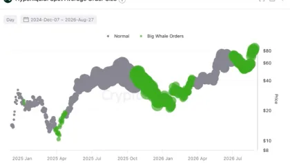  HYPE Price Explodes Higher: Whale Activity Hints at Another Leg Up