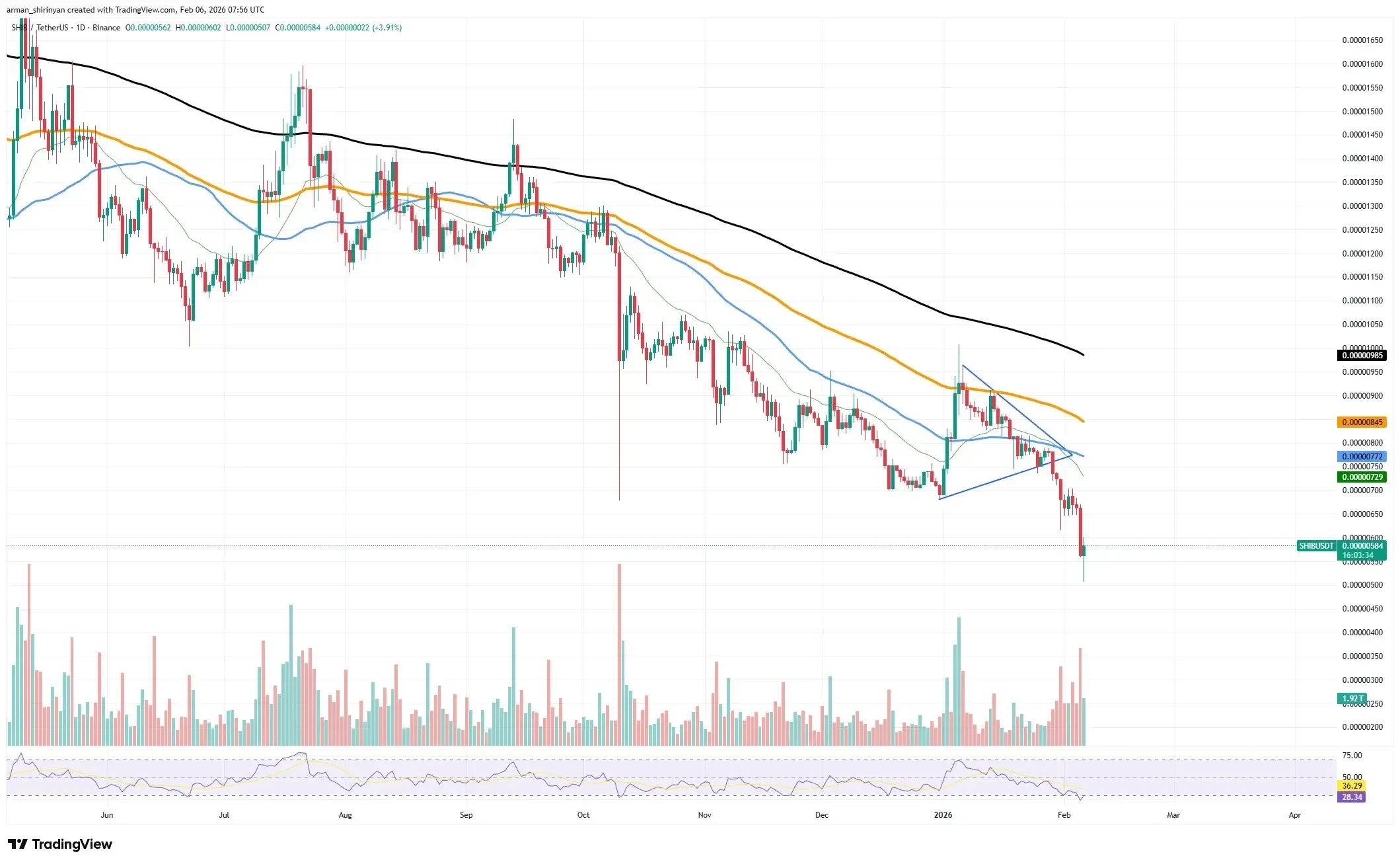 Shiba Inu Shows Signs of Potential Reversal After Extended Decline image 1