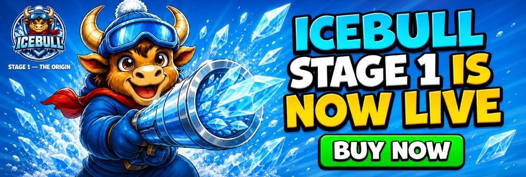 $5K Raised, Stage 1 Live: IceBull Targets 1250X Potential in the Best Crypto Presale Race