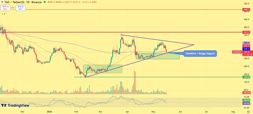 Why Is Bittensor (TAO) Price Crashing Today?