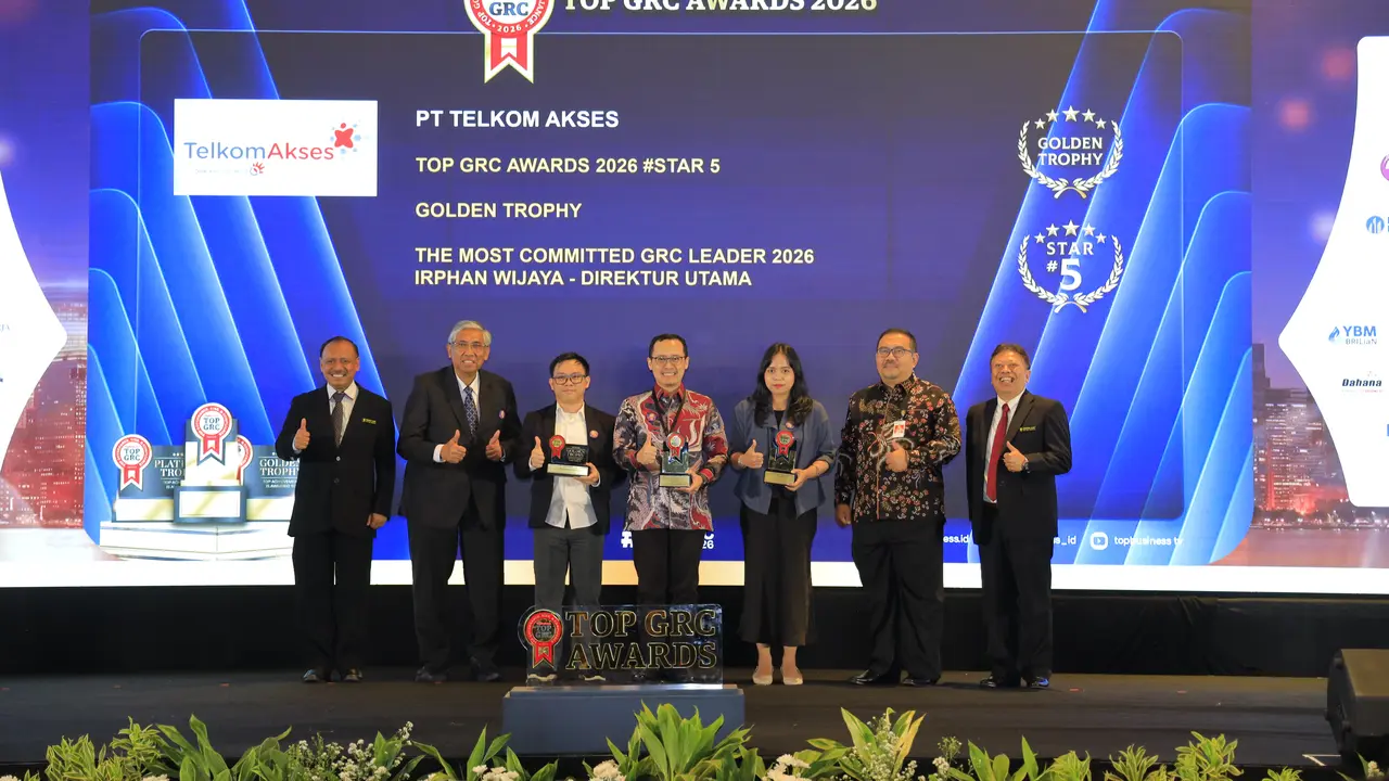 Telkom Akses Raih 3 Penghargaan TOP GRC Awards 2026, Pertahankan Bintang 5 Tiga Tahun Berturut-turut image 0