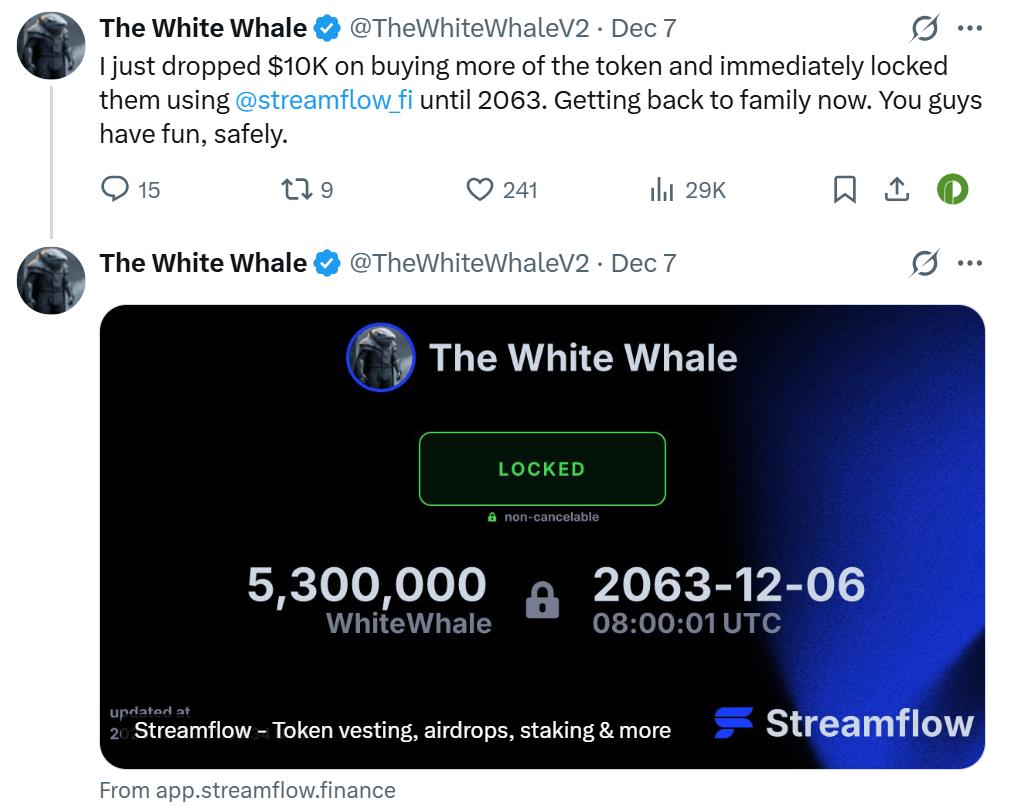 一个月暴涨500倍，加密KOL如何用“负责任叙事”救活一只White Whale？ image 2