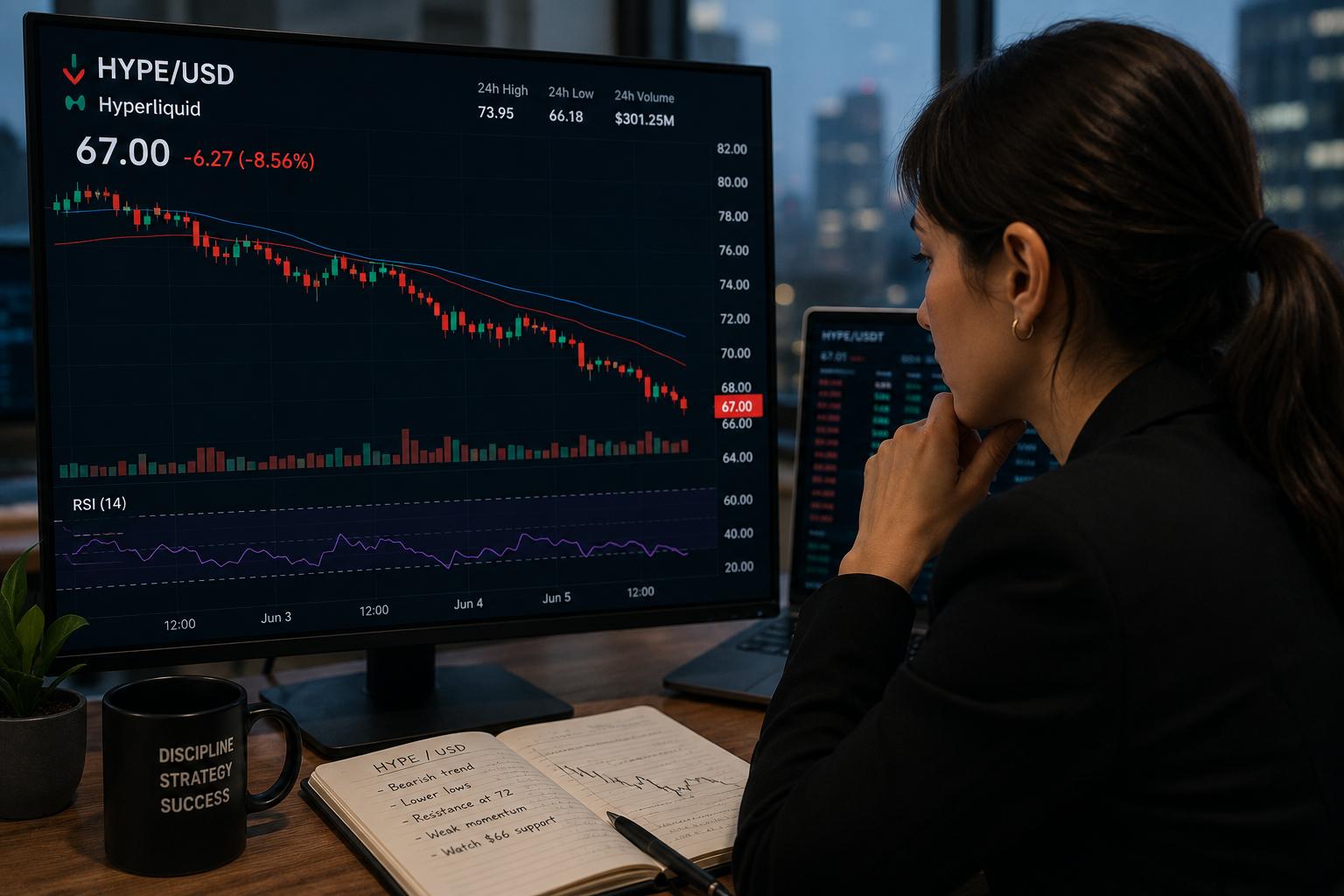 HYPE faces selling pressure as institutional demand keeps the $100 target alive