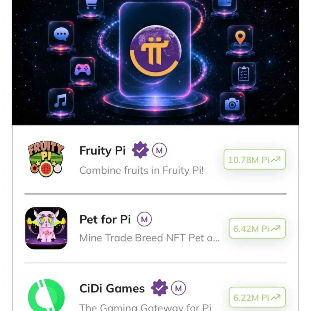 Pi Network Releases Major Visual Update for Ecosystem Directory Staking