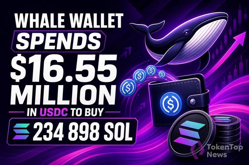 A whale wallet purchased 234,898 SOL using $16.55 million in USDC. This analysis outlines the transaction’s scale, its relevance to Solana watchers, and the key angles the article should cover. image 0