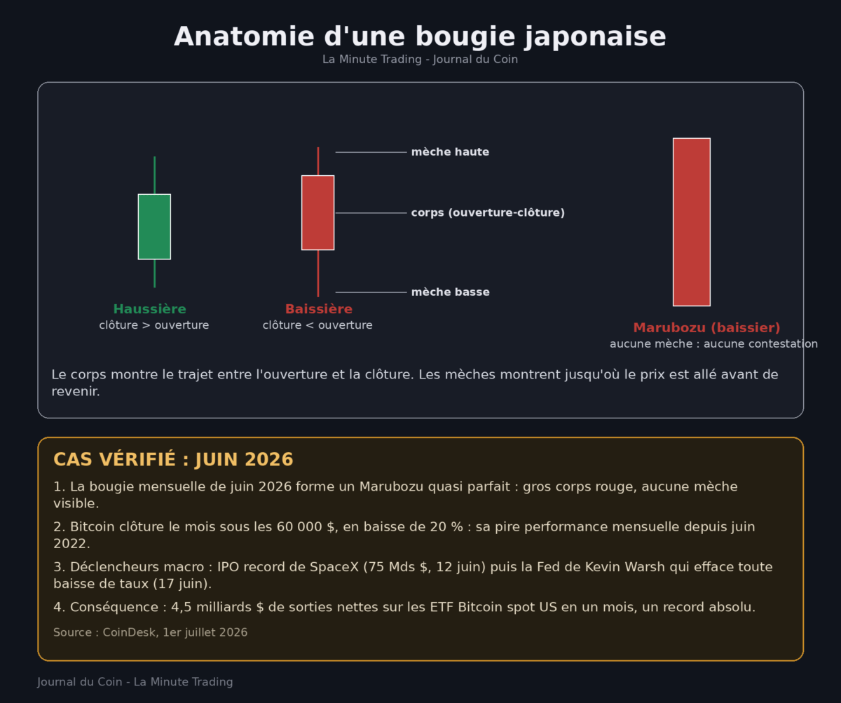 Qu’est-ce que les bougies japonaises ? La minute trading