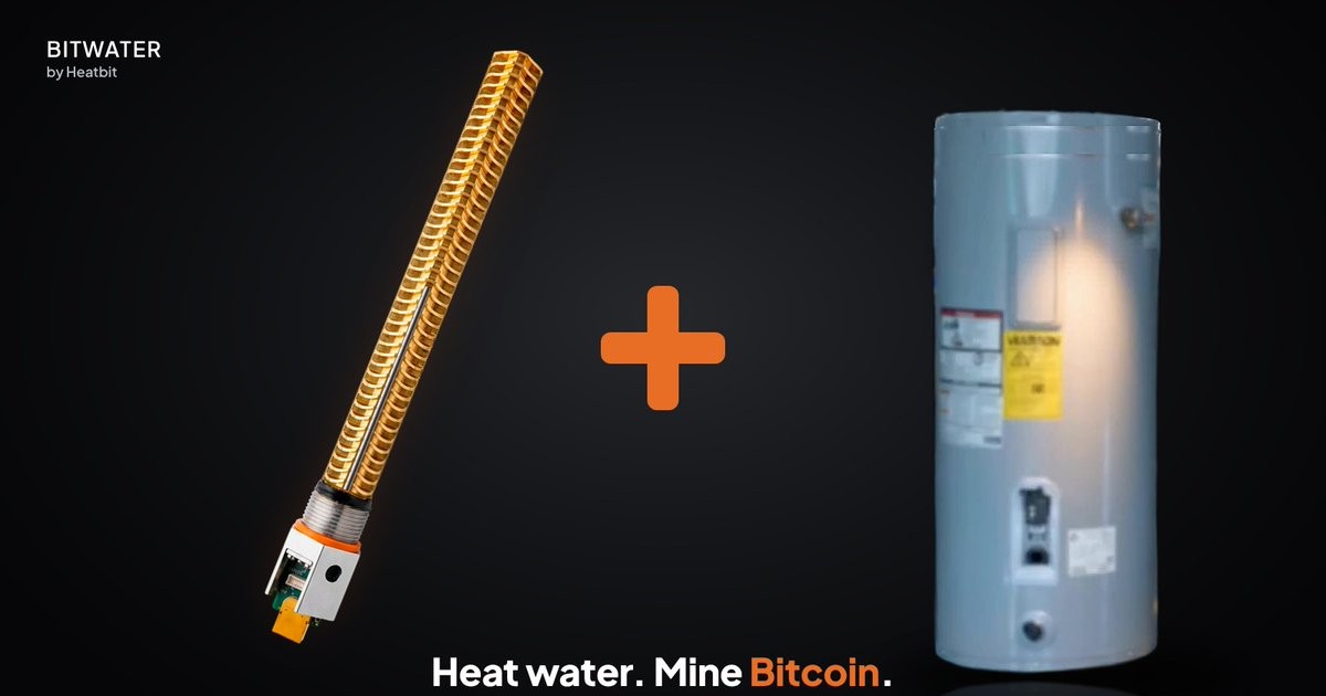 ビットコイン採掘の熱で湯を沸かす温水器用ヒーター、『Bitwater』装置が登場  image 0