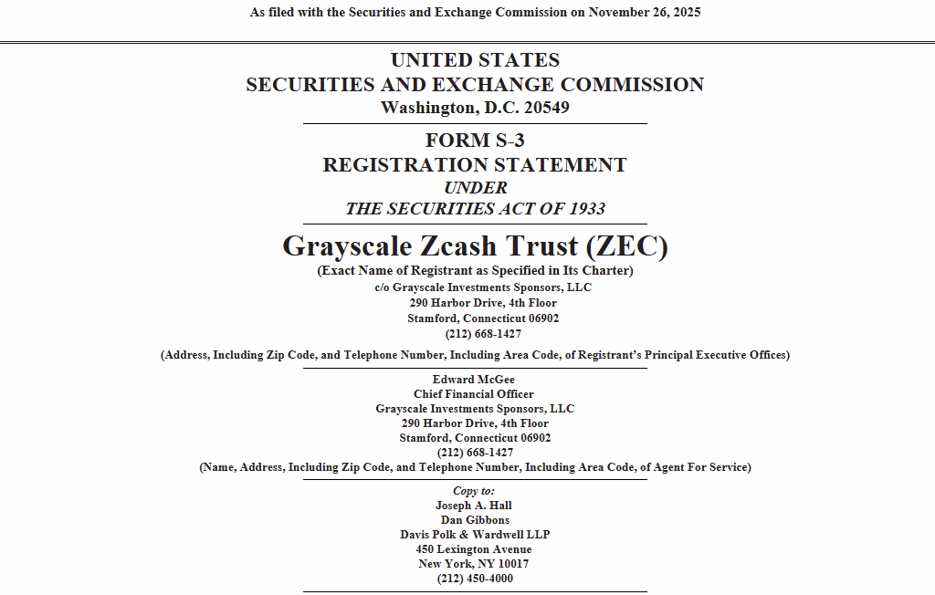 Grayscale Files Zcash Spot ETF — Will This Institutional Catalyst Push ZEC to $928? image 1