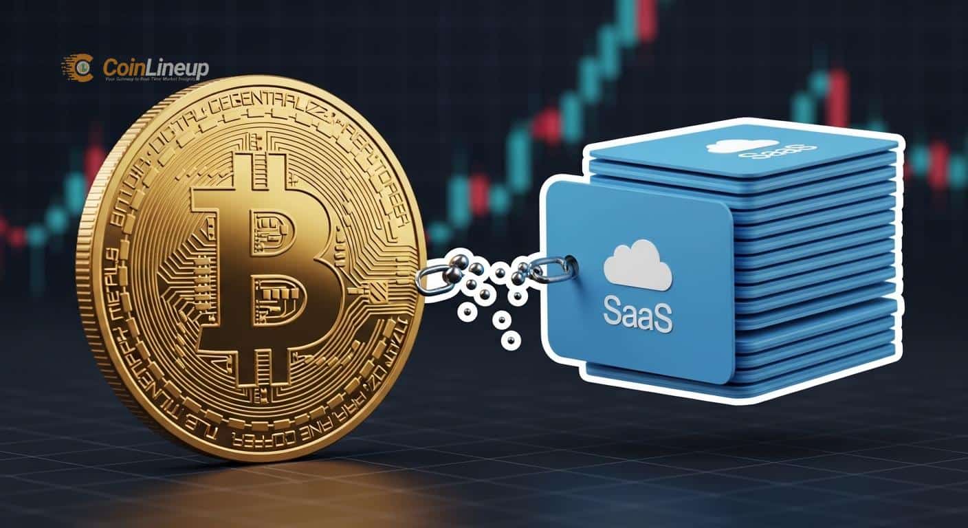 Bitcoin tests decoupling from SaaS stocks as liquidity thins image 0