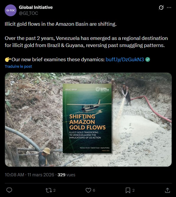 Du Brésil au Venezuela : La nouvelle route de l’or de contrebande dopée au stablecoin Tether image 1