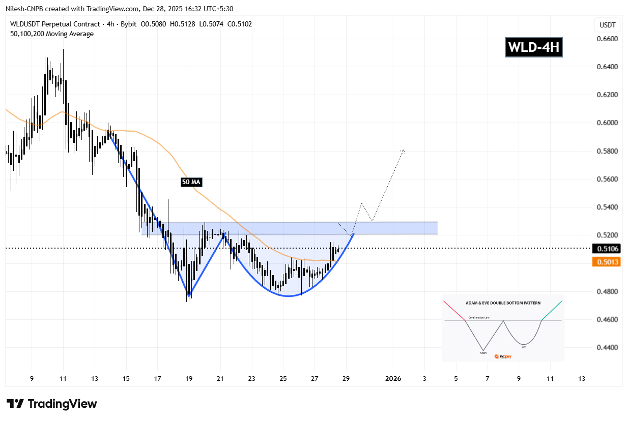 Worldcoin (WLD) Sees Major Accumulation — Could This Pattern Push It Higher? image 2