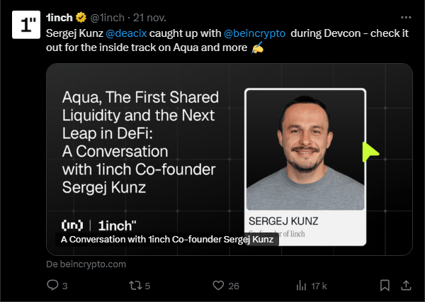 Finance décentralisée (DeFi) : 12 milliards de dollars inutilisés dans les pools de liquidité et 1inch a une solution