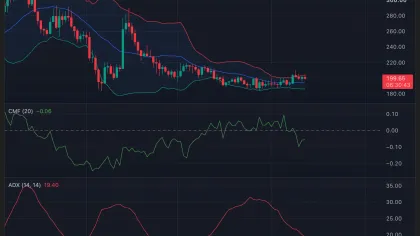 TAO price touches $205, but weak inflows make breakout uncertain