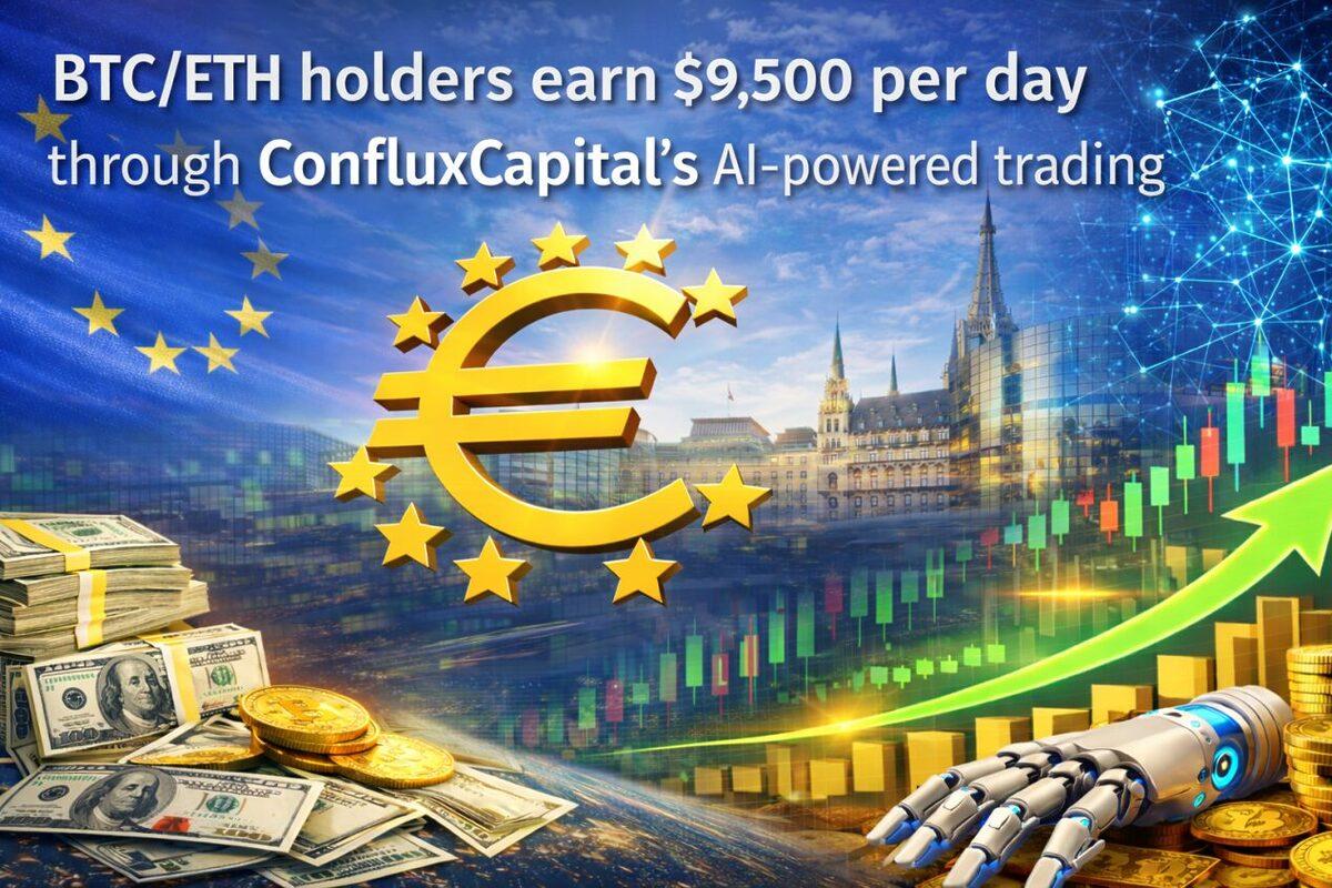 BTC, ETH Holders Earn $9,500 Per Day Through ConfluxCapital’s AI-Powered Trading
