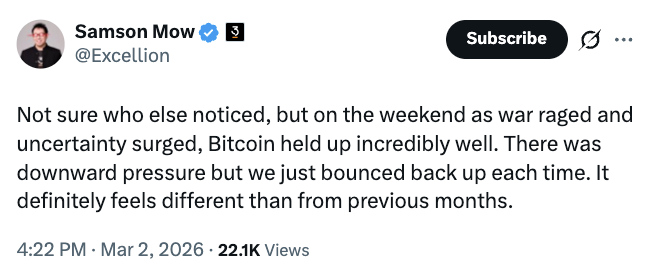 Суммарные притоки средств в spot Bitcoin ETF составили 458 млн долларов на фоне обострения конфликта на Ближнем Востоке