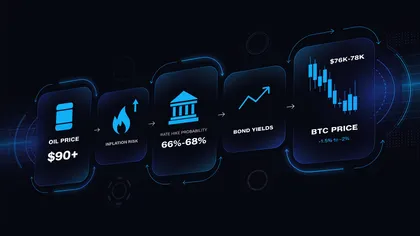 BTC跌破7.7万美元：油价、加息预期与地缘风险同时发力