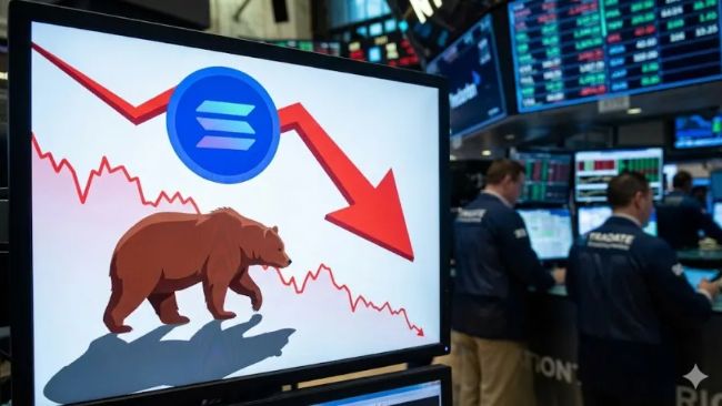 Solana (SOL) Slips Further As Bears Target Deeper Support Zones