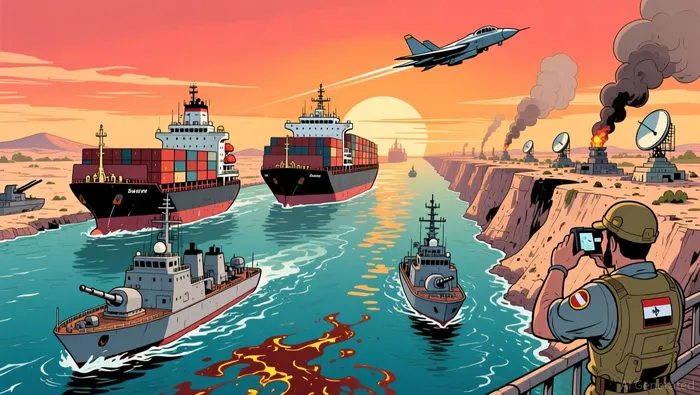 Red Sea Geopolitical Squeeze Sets Up Binary Oil Trade: $130+ Risk vs. Suez Reopen Relief