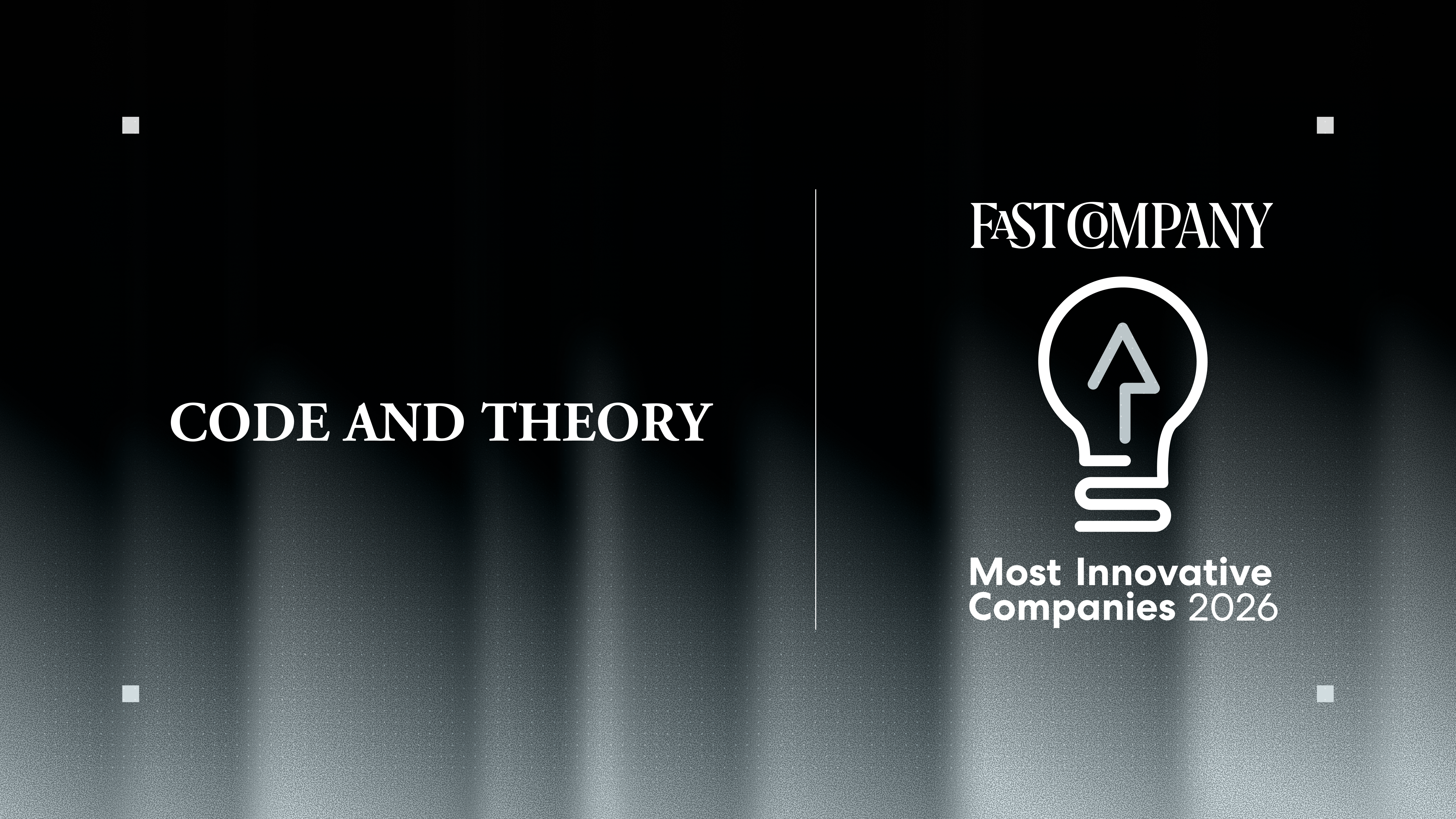 Fast Company Names Code and Theory One of the World's Most Innovative Companies for Second Consecutive Year