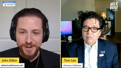 对话Tom Lee：推动ETH今年上涨有四大催化剂
