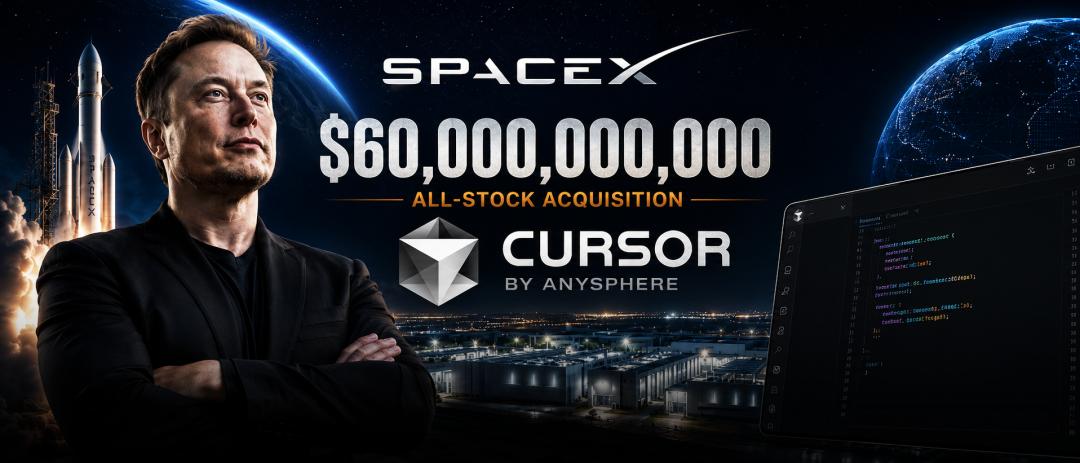 World's richest man goes all in out of envy! Musk acquires Cursor for $60 billion, catches the last ASI train image
