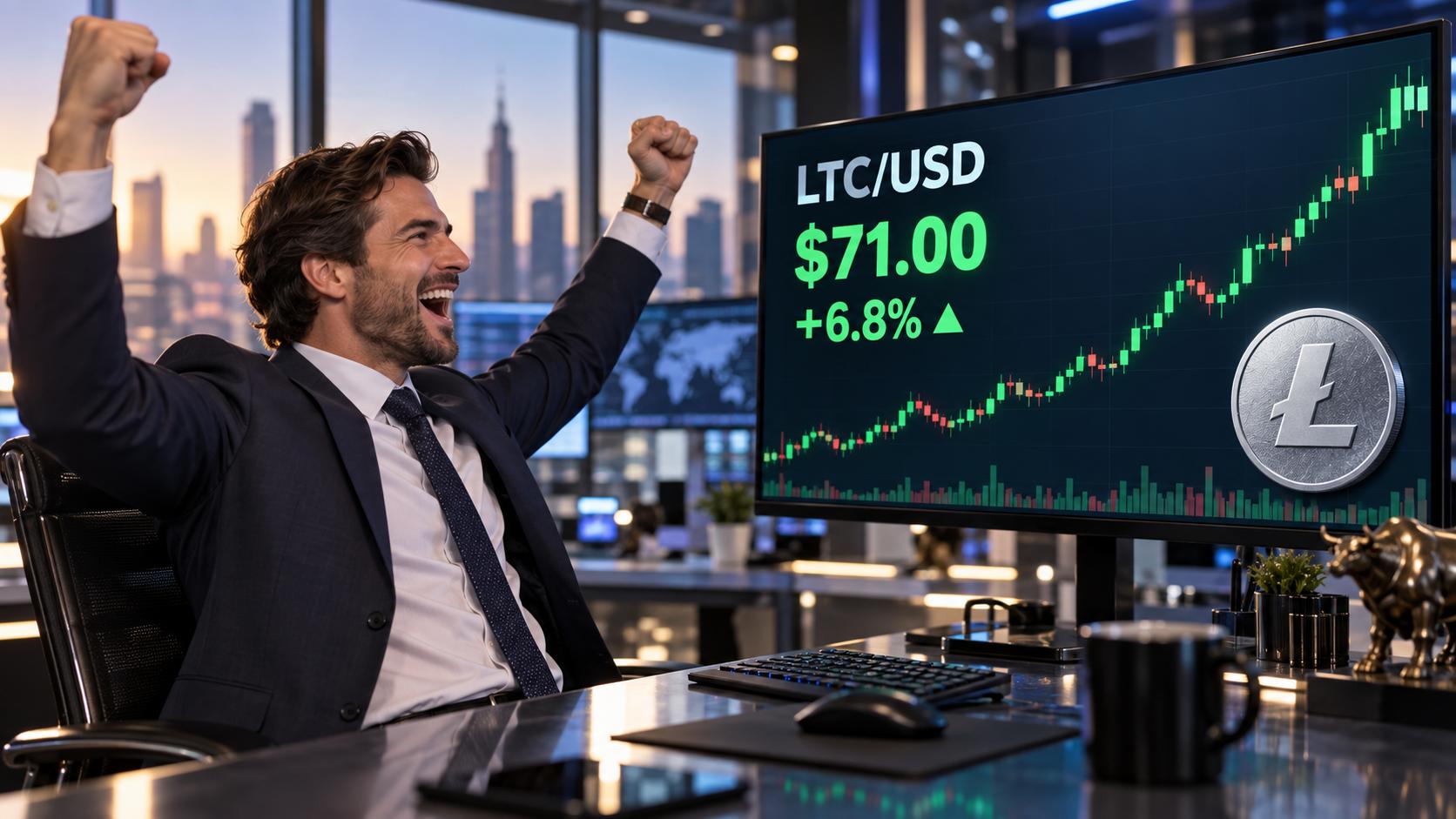 Litecoin jumps 30% from its lows: can an $80 breakout send LTC to $135? image 1