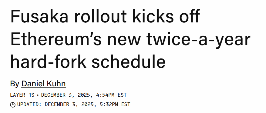 以太坊 2026 ：解读 EF 最新协议路线图，正式步入「工程化升级」时代？