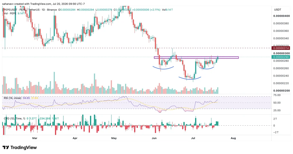 BONK Recovers After Sell-Off While PEPE Tests Key Resistance—Here’s What’s Next for These Popular Memecoins image 1