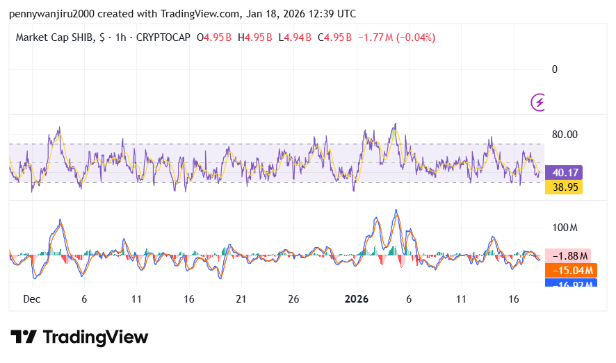 SHIB Trades Lower at $0.058387 as Technical Indicators Reflect Weak Momentum