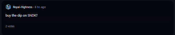 A comment on r/WallStreetBets subreddit.