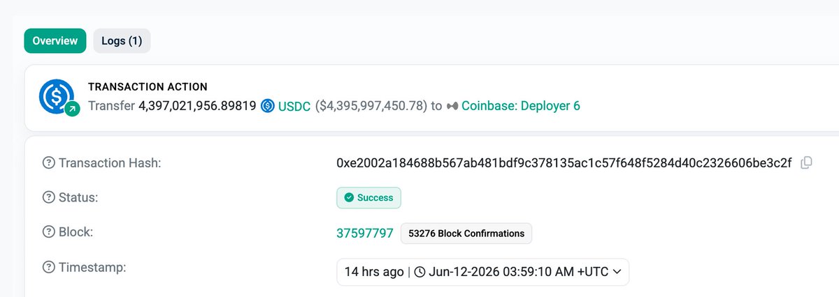 PYUSD loses 35% of its stablecoin cap as USDC makes largest transfer in history image 3