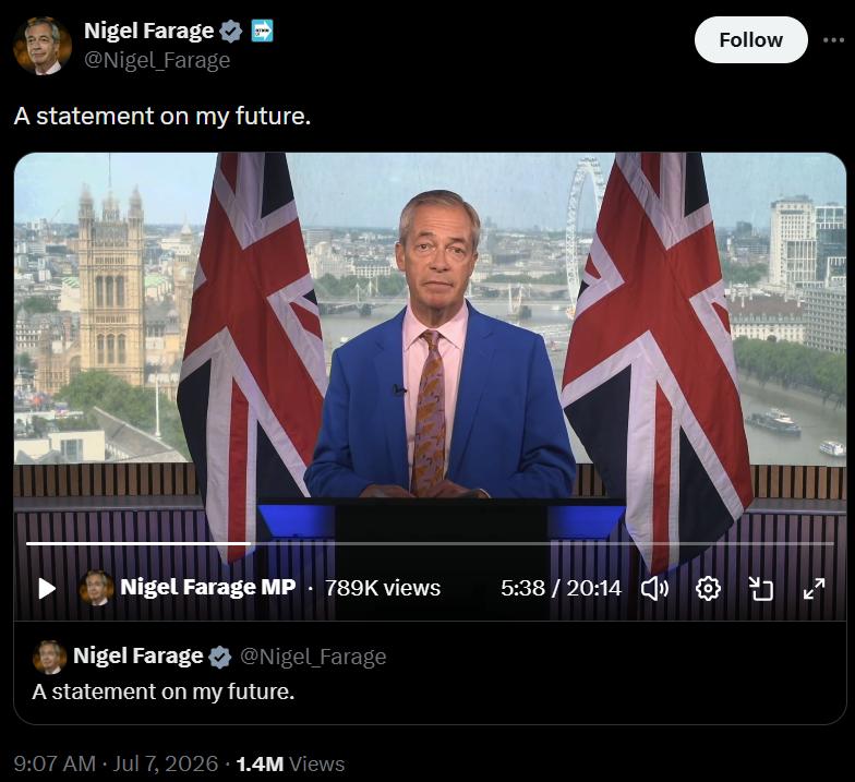 Bank of England governor denies Farage lobbying swayed CBDC policy: Report