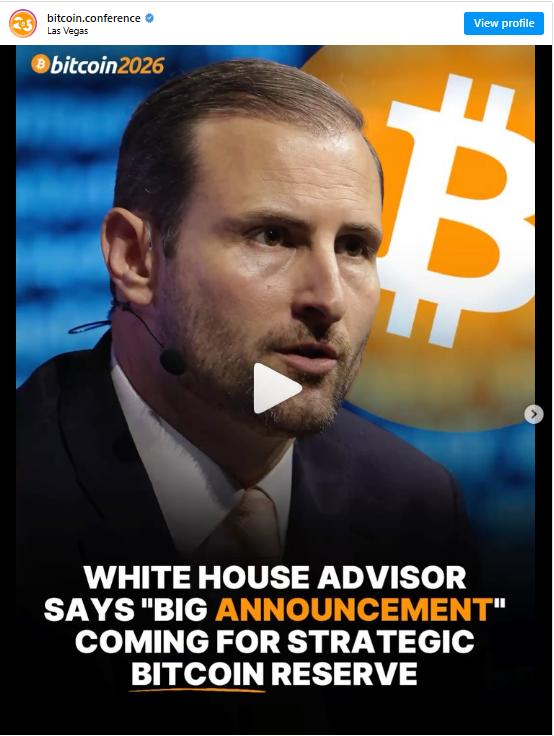 Trump's Bitcoin Reserve Could Be Near As White House Signals Major Update