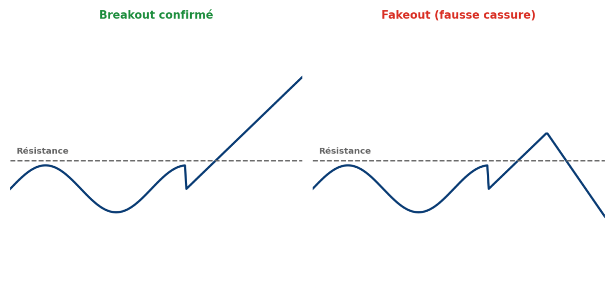 Qu’est-ce qu’un breakout, et un fakeout ? La minute trading