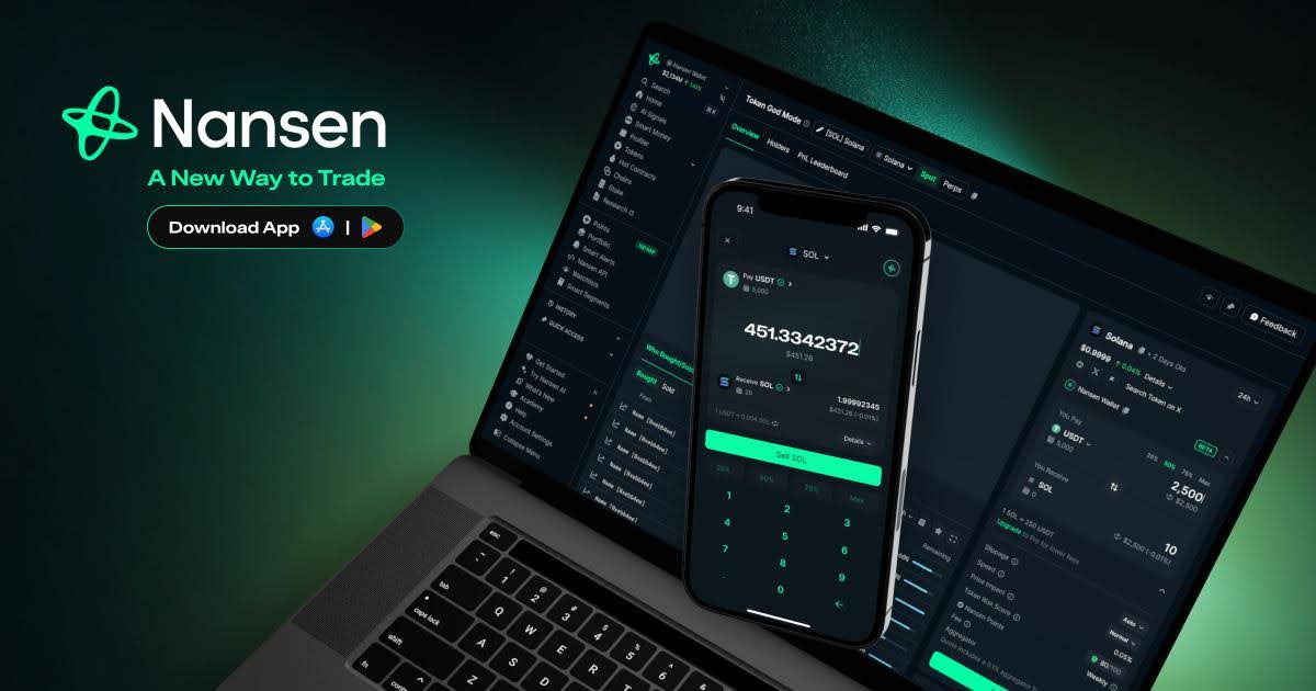 Nansen Opens AI-Powered Onchain Trading to All Users With 0.25% Fees and Built-In Wallet image 0