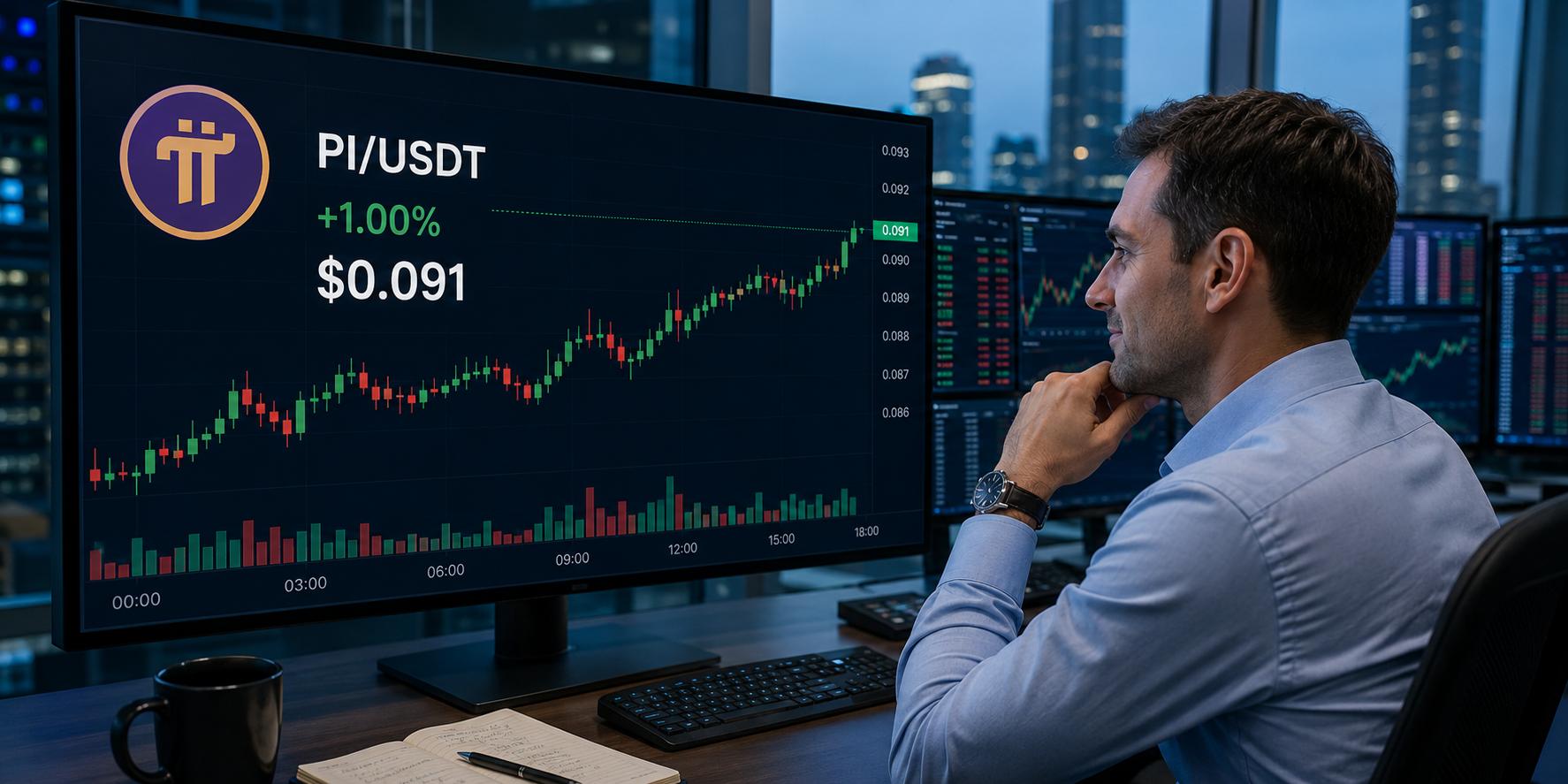Pi holds above $0.091 as OpenPay restores cash-in feature image 0