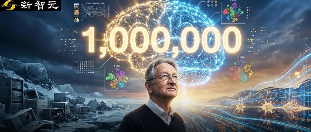 AI教父Geoffrey Hinton，全球第二个百万引用科学家！ image 0