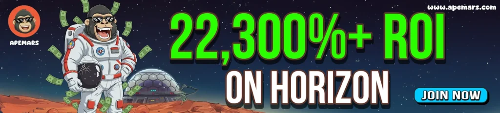 APEMARS Leads Top 100x Crypto Coins With 3000X GAINS Along 4 Established Altcoins image 0