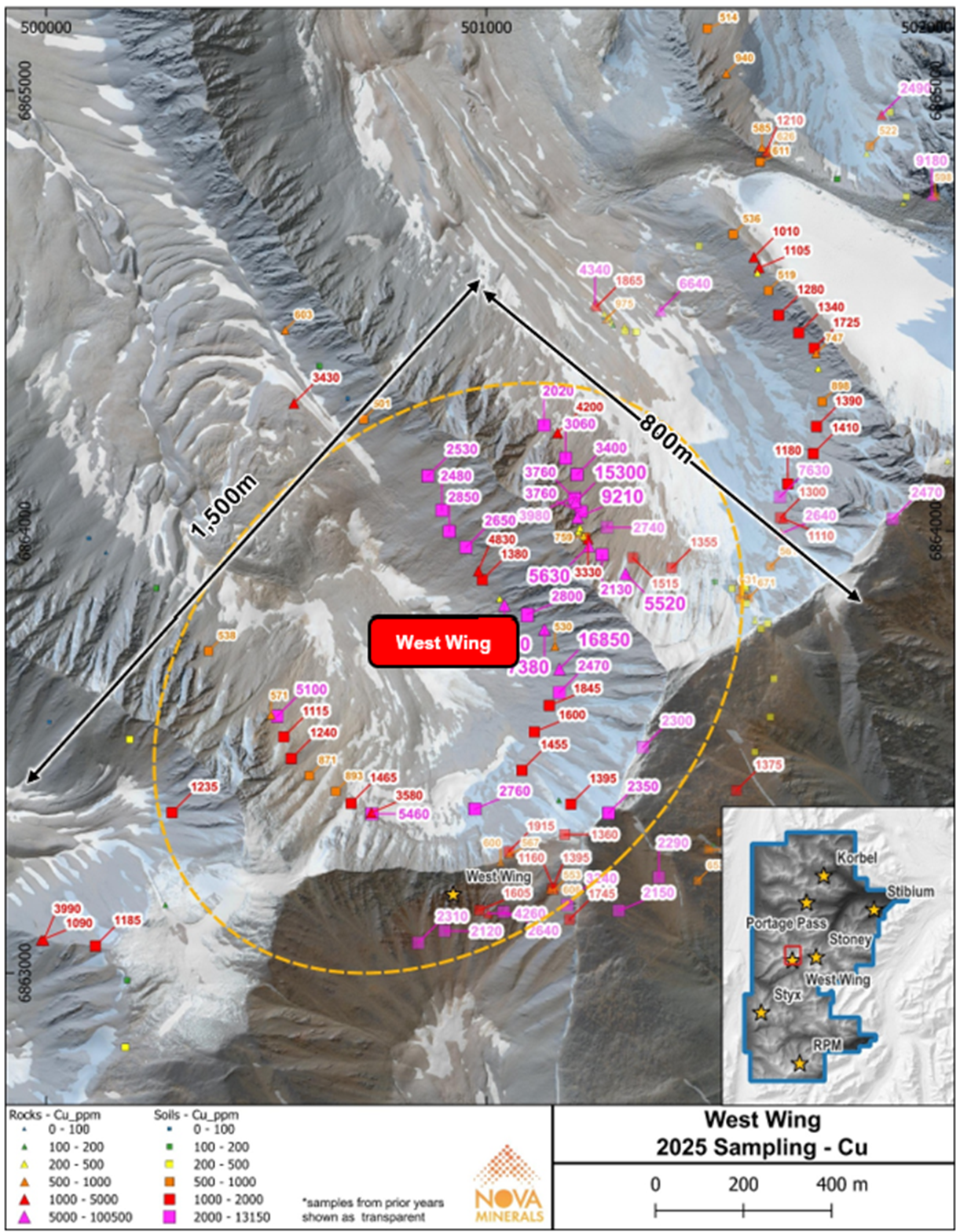 Nova Confirms New Gold-Copper System Developing at West Wing image 4