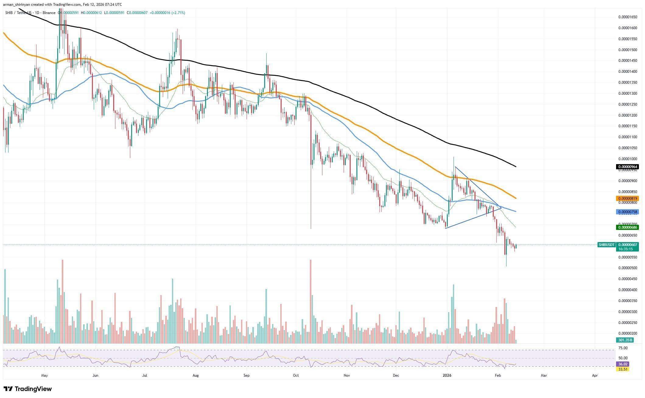 Can SHIB Flip $0.000006 into Solid Support, Or Is Downtrend Likely? image 2