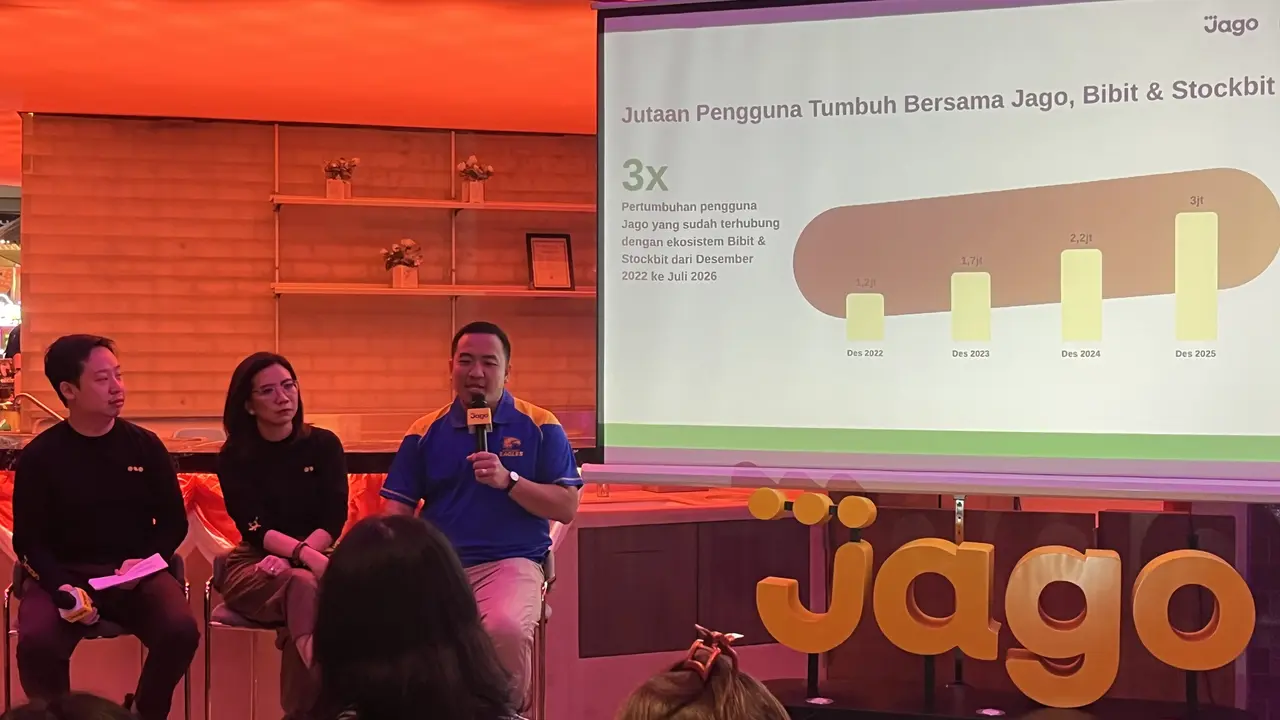Bank Jago-Bibit Gaet 3,6 Juta Pengguna Investor Digital