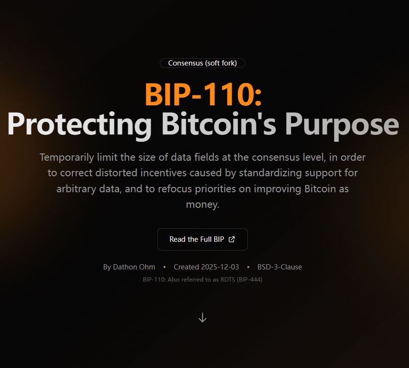 Thợ đào Bitcoin từ chối đề xuất BIP-110  image 0