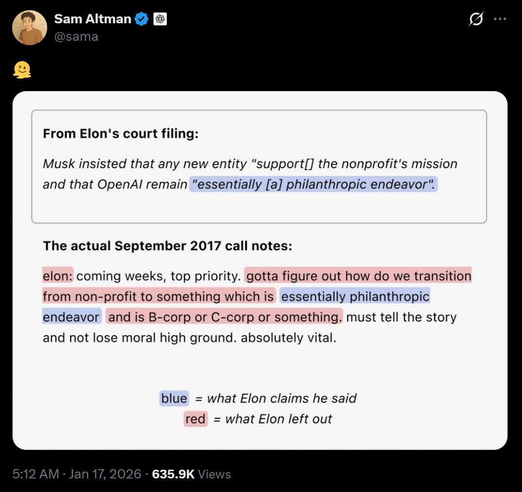 OpenAI晒出铁证！奥特曼撕烂马斯克：你想让儿子接管AGI？ image 4