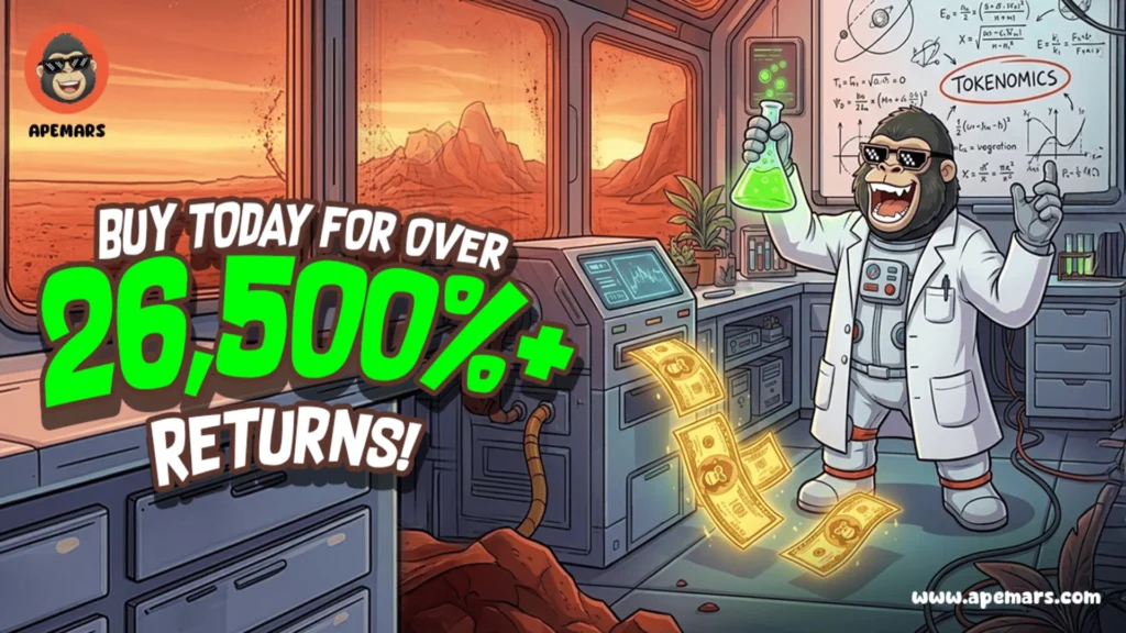 APEMARS Presale Set to Skyrocket: 100x Meme Coin Alert With 9 Viral Tokens in Play