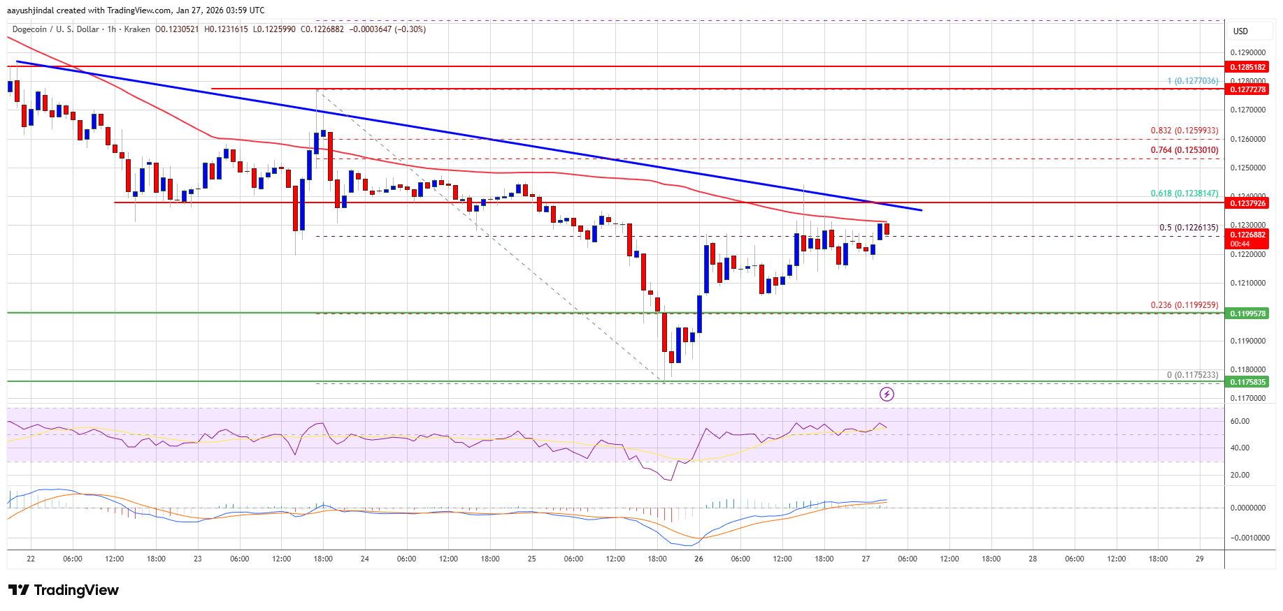 Dogecoin (DOGE) Bulls Make A Move — Then Slam Into Resistance
